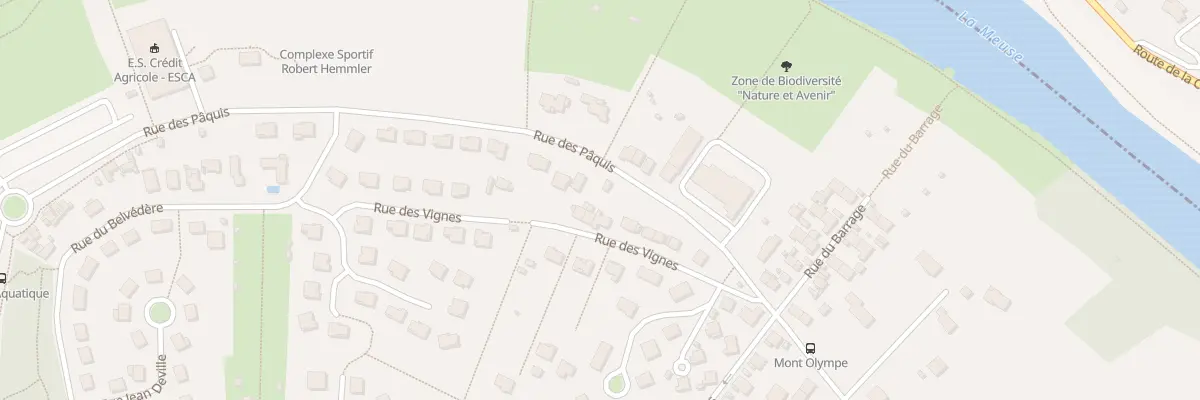 Plan du 85 Rue des Paquis à Charleville-Mézières