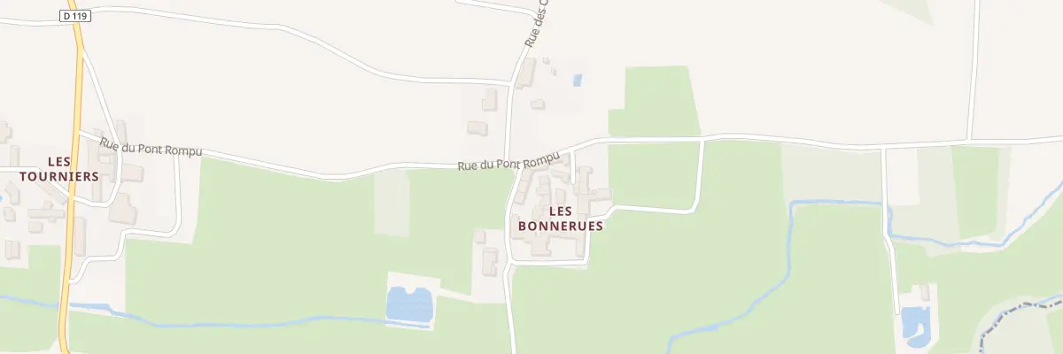 Plan du 2 Rue des Bonnerues à Lancié