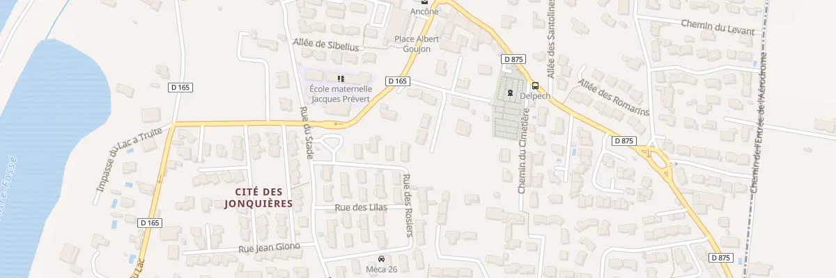 Plan du 8 Rue du Gai Soleil à Ancône
