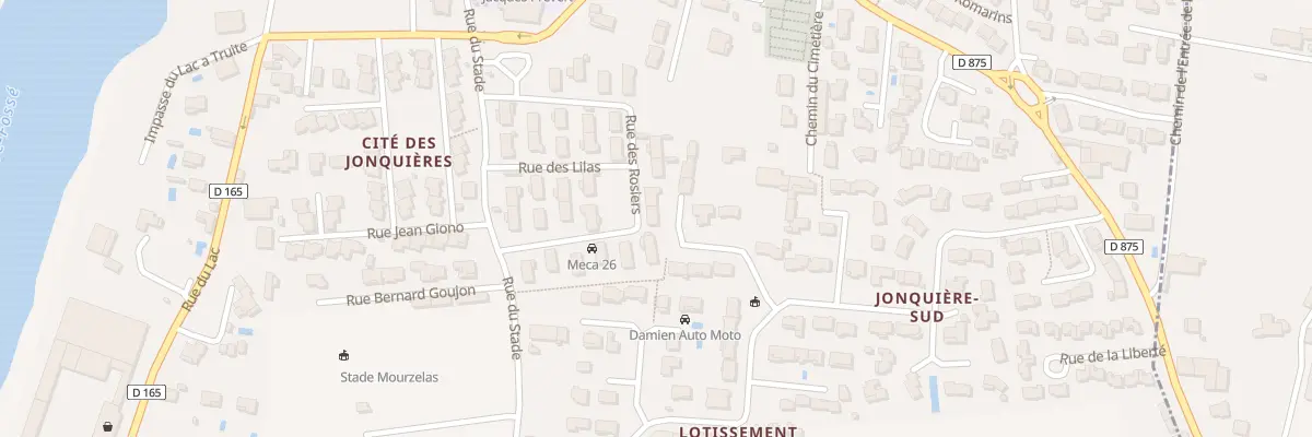 Plan du 17 Rue des Rosiers à Ancône