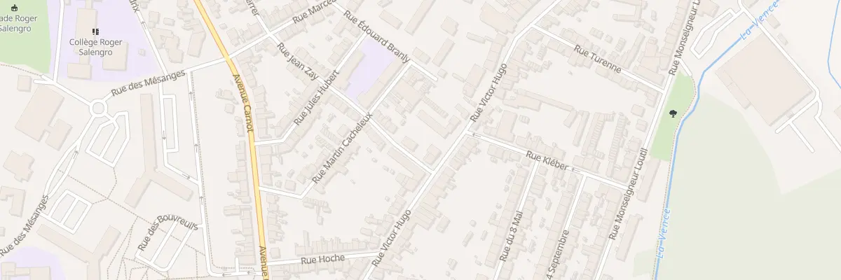 Plan du 66 Rue Victor Hugo à Charleville-Mézières