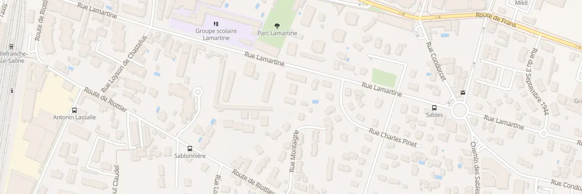 Plan du 436 Rue Lamartine à Villefranche-sur-Saône