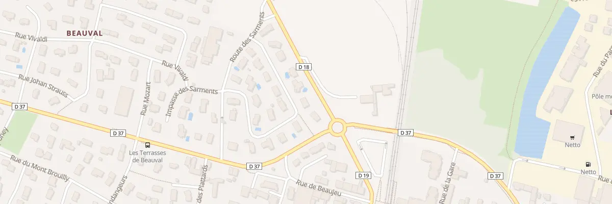 Plan du 11 Rte de l’Érable Champêtre à Belleville-en-Beaujolais