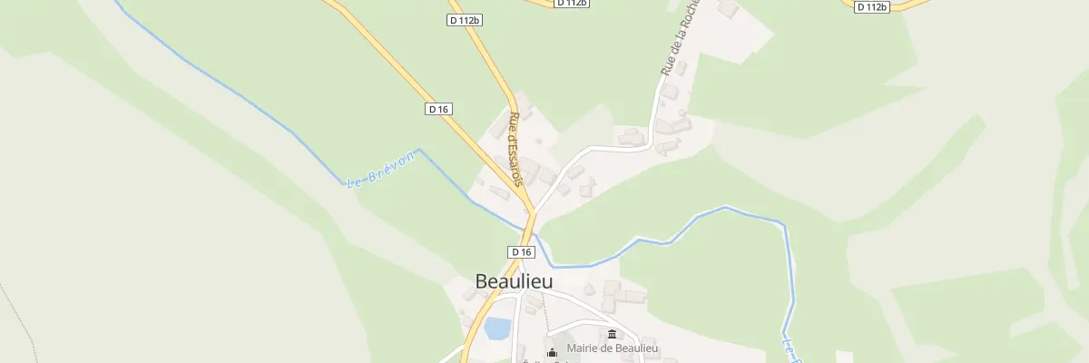 Plan du 1 Rue de la Roche à Beaulieu