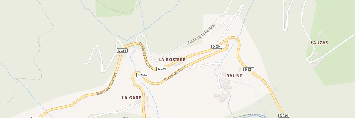 Plan du 5172 La Rosiere à Colombier-le-Vieux