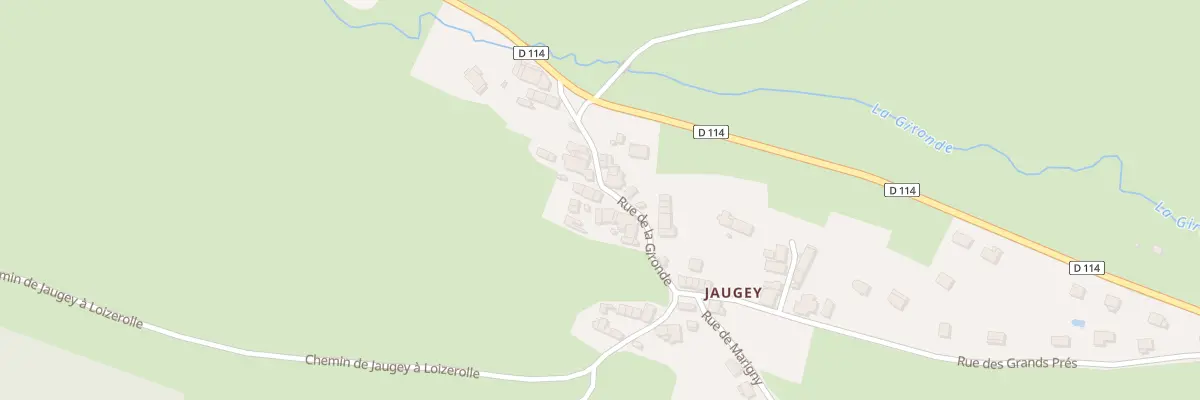 Plan du 17 Rue de la Gironde à Barbirey-sur-Ouche