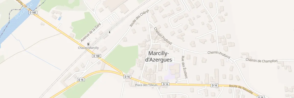 Plan du 93 Rue de l’Église à Marcilly-d’Azergues