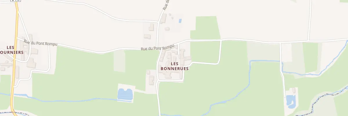 Plan du 37 Che des Bonnerues à Lancié