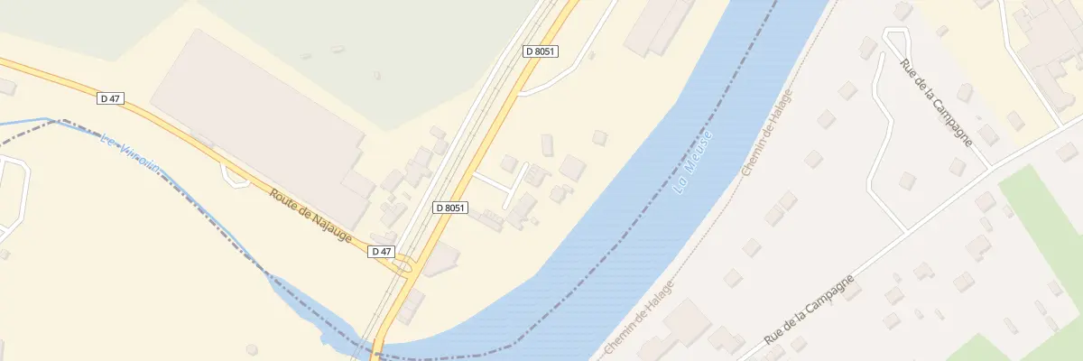 Plan du 5096 Rte Nationale 51 à Hierges