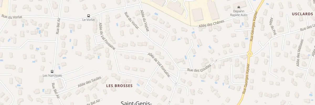 Plan du 26 All de Val Fontaine à Saint-Genis-les-Ollières