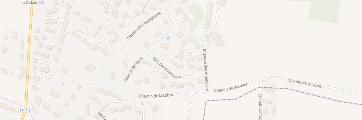 Plan du 5 La Labre à Châteauneuf-du-Rhône
