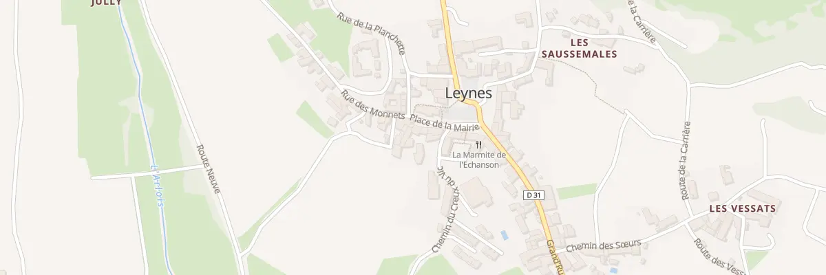 Plan du 22 Che du Creux du Vic à Leynes