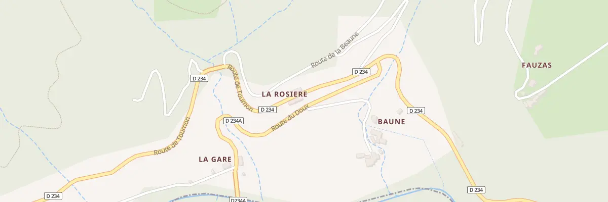 Plan du 3910 Rte de Tournon à Colombier-le-Vieux