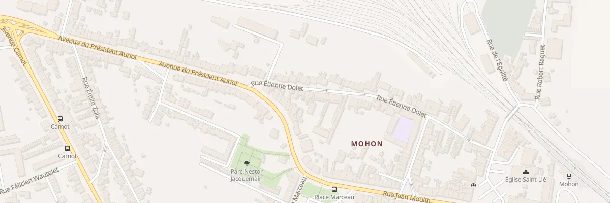 Plan du 51 Rue Etienne Dolet à Charleville-Mézières