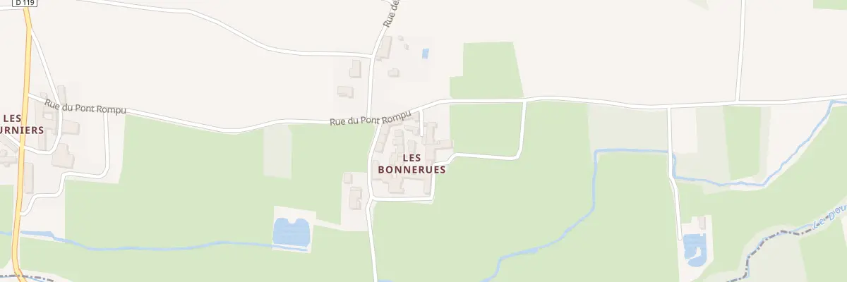 Plan du 28 Che des Bonnerues à Lancié