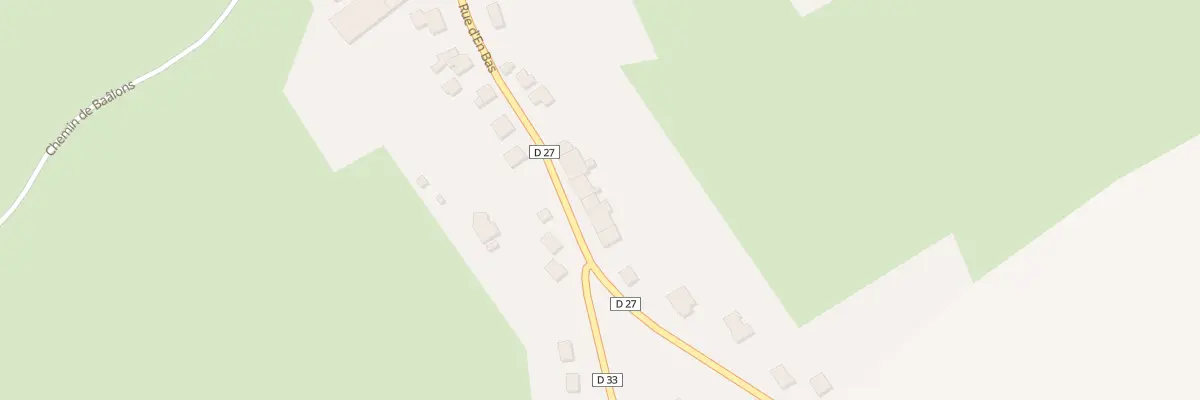 Plan du 14 Rue d’En Bas à Villers-le-Tilleul