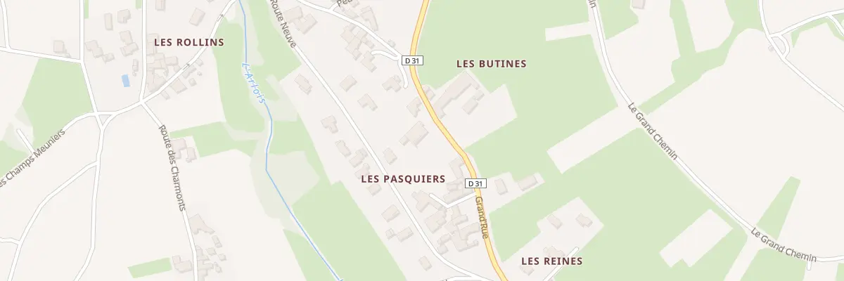 Plan du 662 Grand’rue à Leynes