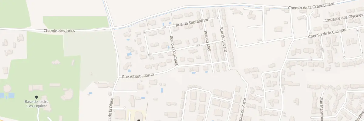 Plan du 10 Rue Albert Lebrun à Rochefort-du-Gard