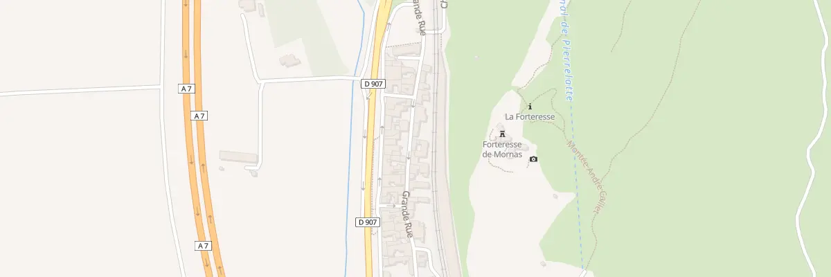 Plan du 70 Grande Rue à Mornas