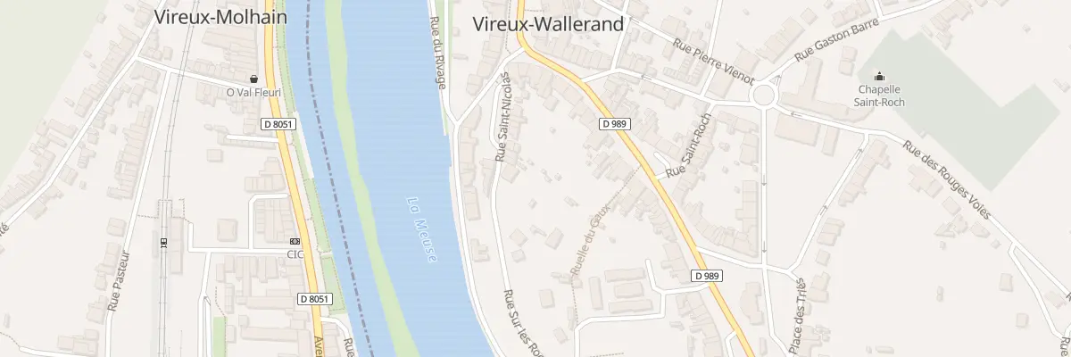 Plan du 20 Rue Saint-nicolas à Vireux-Wallerand