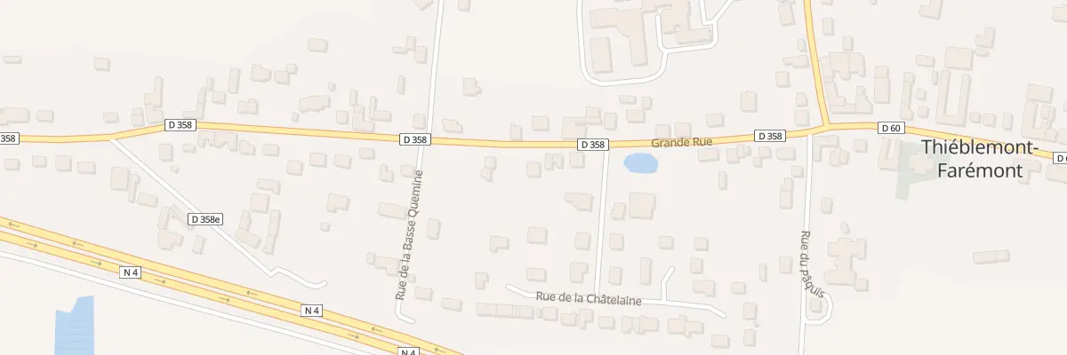 Plan du 45 Gr Grande Rue à Thiéblemont-Farémont