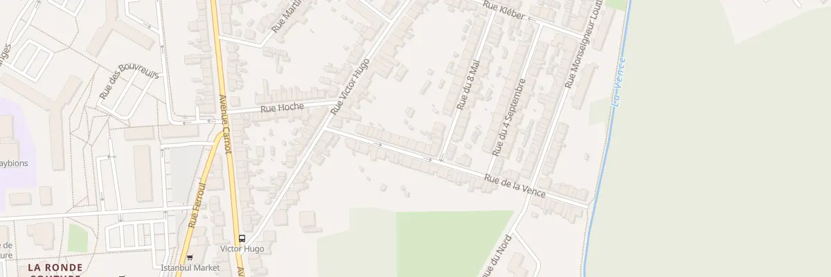 Plan du 40 Rue de la Vence à Charleville-Mézières