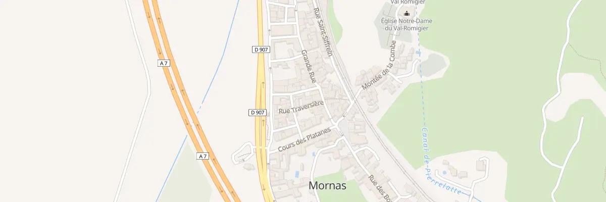 Plan du 6 Rue Traversière à Mornas