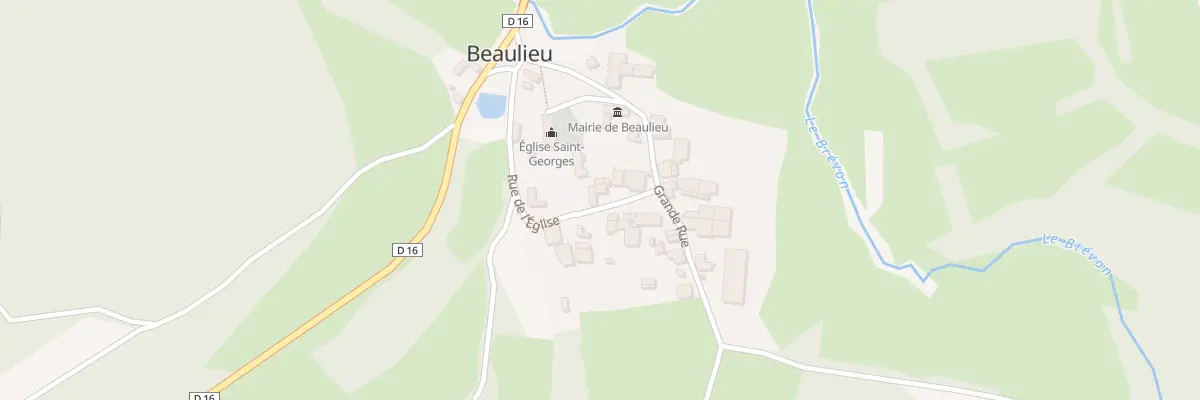 Plan du 7 Rue de l’Eglise à Beaulieu