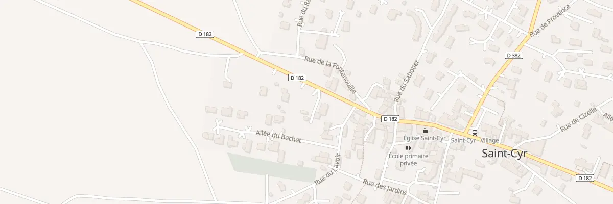 Plan du 48 Rte du Vivarais à Saint-Cyr