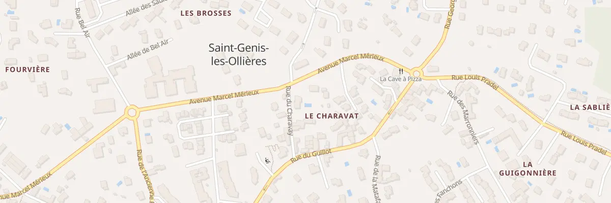 Plan du 8 Rue du Charavay à Saint-Genis-les-Ollières