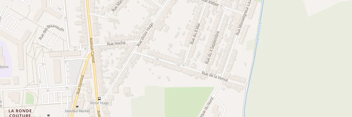 Plan du 38 Rue de la Vence à Charleville-Mézières