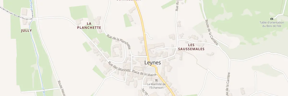 Plan du 31 Rte des Cornillaux à Leynes
