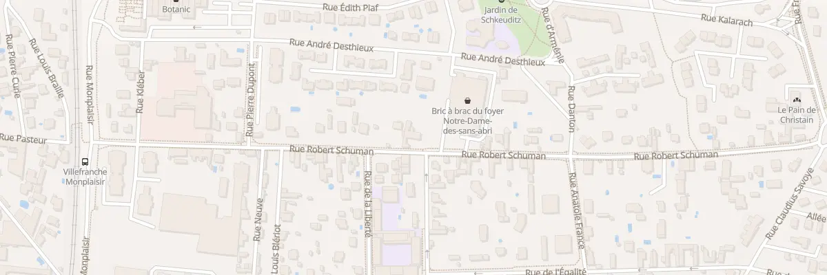 Plan du 399 Rue Robert Schuman à Villefranche-sur-Saône