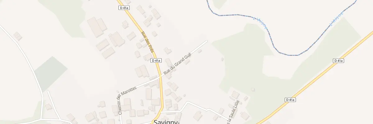 Plan du 4 Rue du Grand Gue à Savigny-sur-Aisne