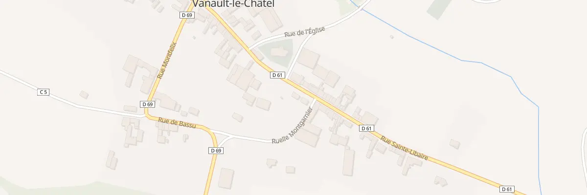 Plan du 18 Rue Sainte Libaire à Vanault-le-Châtel