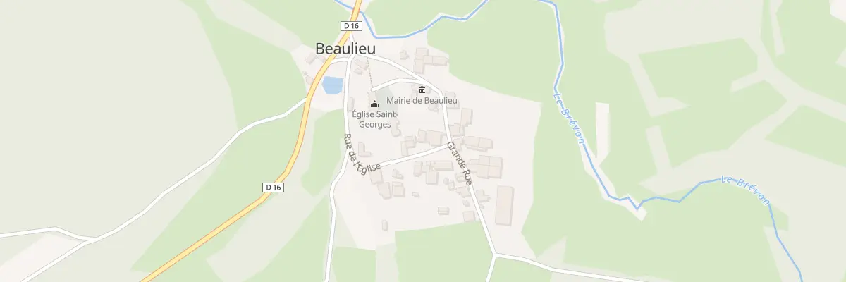 Plan du 9 Rue de l’Eglise à Beaulieu