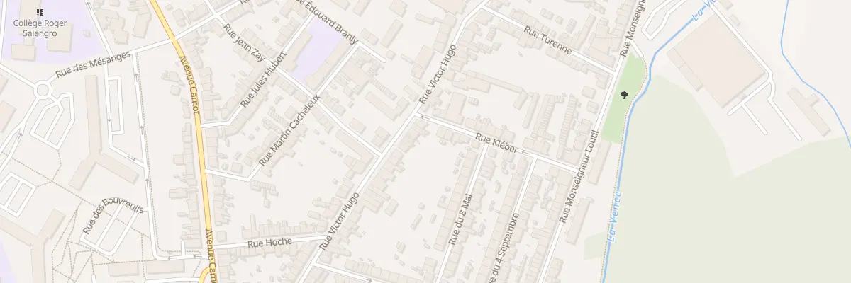 Plan du 77 Rue Victor Hugo à Charleville-Mézières
