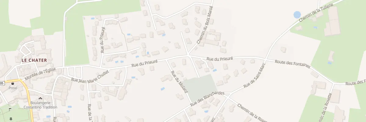 Plan du 330 Rue du Prieuré à Taluyers
