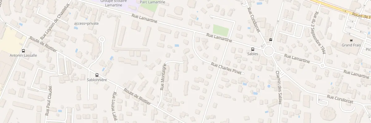 Plan du 173 Rue Montaigne à Villefranche-sur-Saône