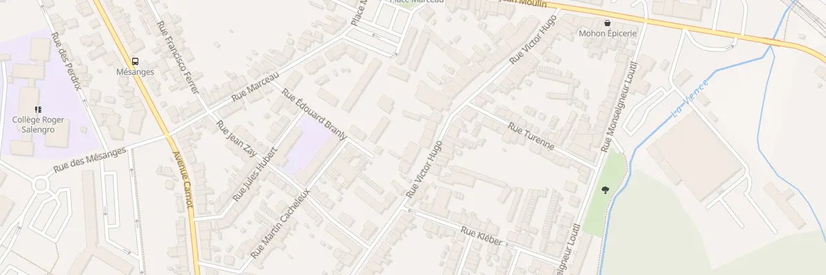 Plan du 46 Rue Victor Hugo à Charleville-Mézières