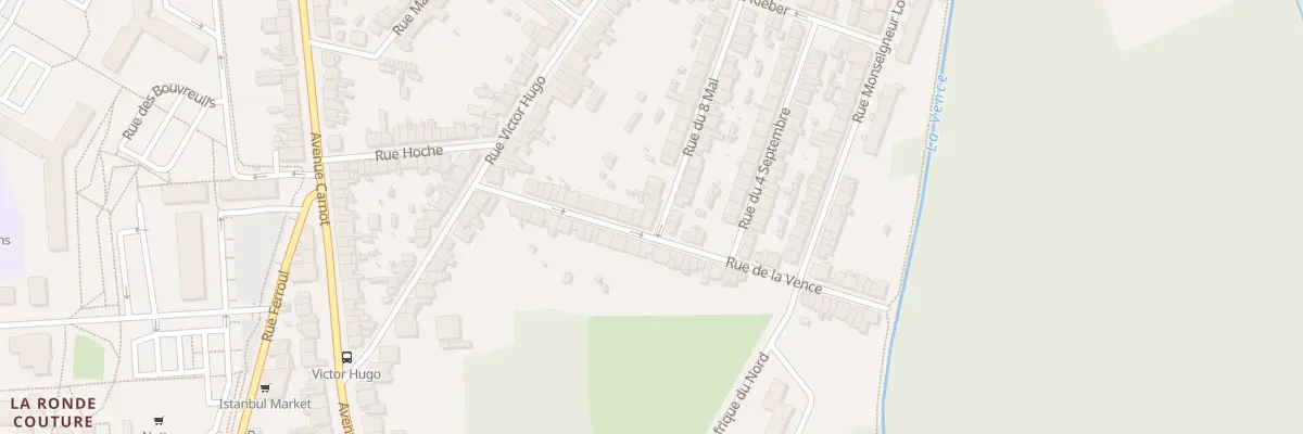 Plan du 34 Rue de la Vence à Charleville-Mézières