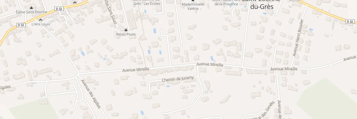 Plan du 22 Av Mireille à Saint-Étienne-du-Grès