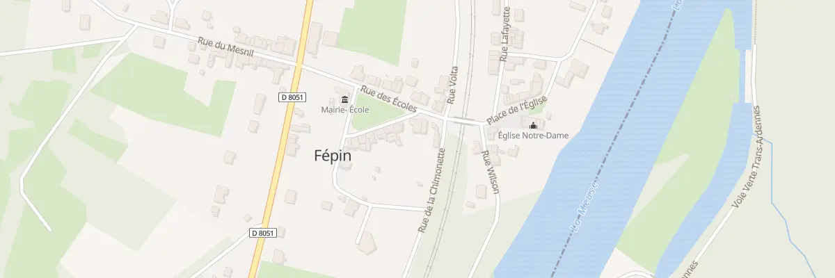 Plan du 6 Rue des Ecoles à Fépin