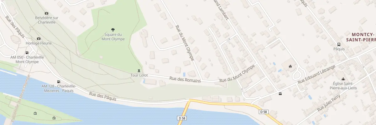 Plan du 19 Rue du Mont Olympe à Charleville-Mézières