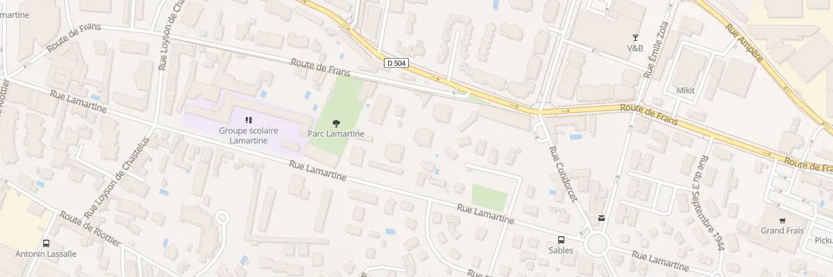 Plan du 467 Rue Lamartine à Villefranche-sur-Saône
