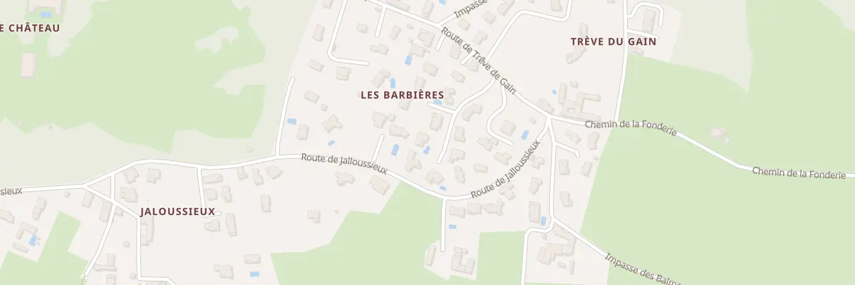 Plan du 100 Imp de la Roncière à Orliénas