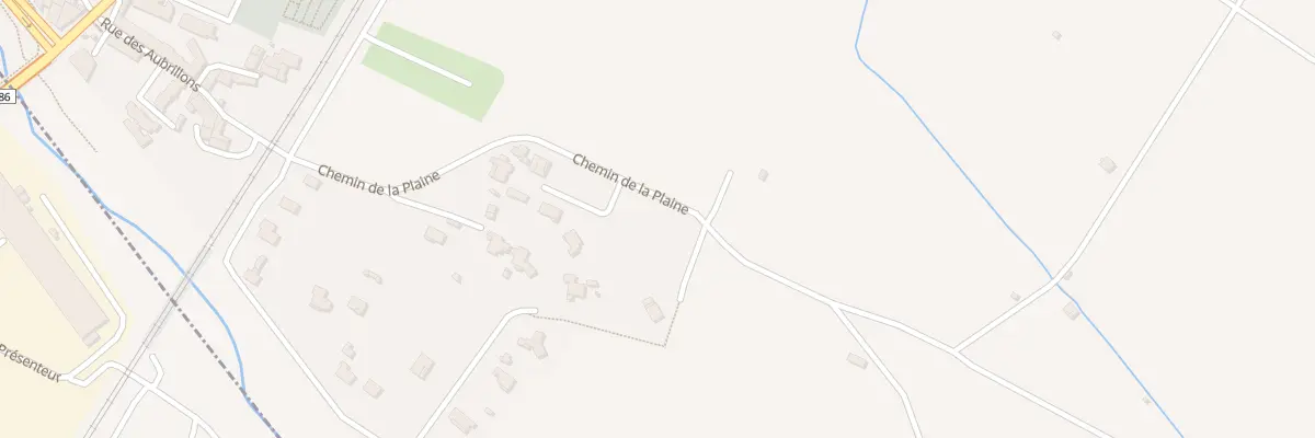 Plan du 279 Che de la Plaine à Meysse