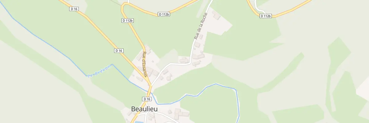Plan du 3 Rue de la Roche à Beaulieu
