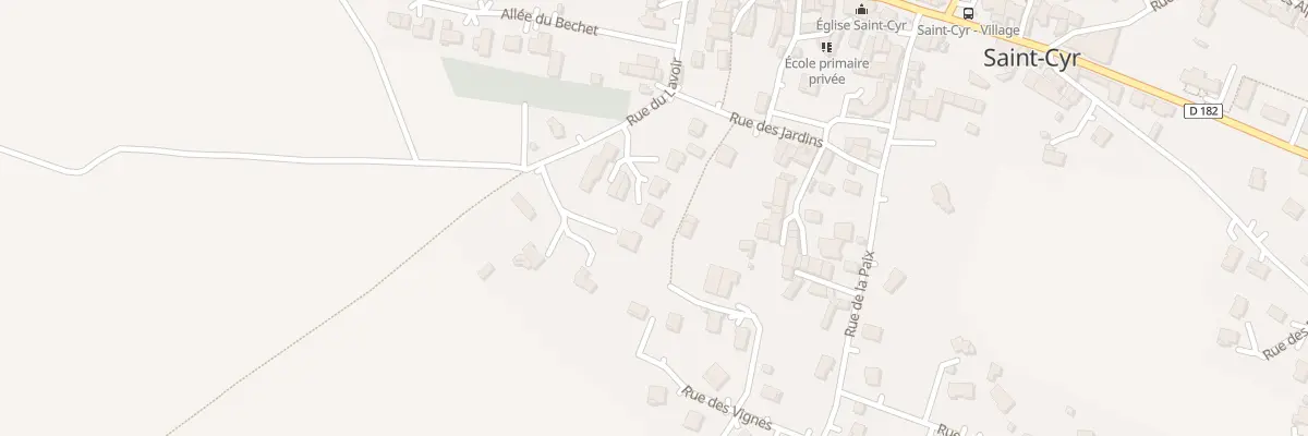 Plan du 35 Rue du Lavoir à Saint-Cyr