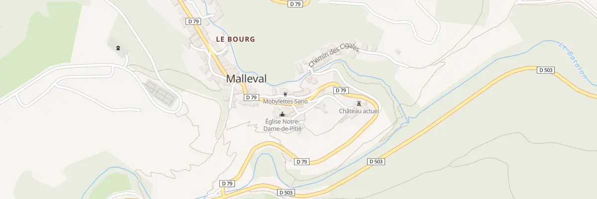 Plan du 534 Rte du Bourg à Malleval